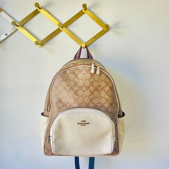 Coach Large Court Backpack In Signature Canvas, NWOT - Picture 4 of 8